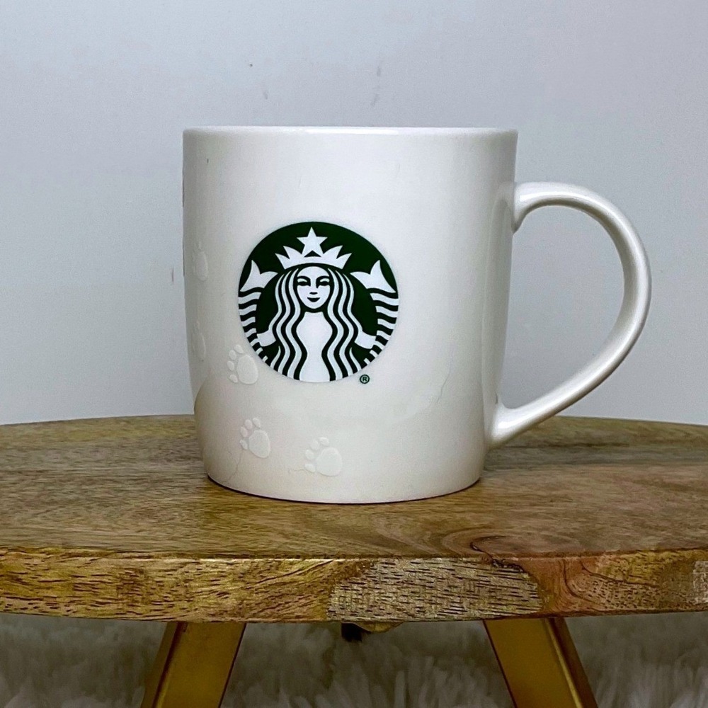 Starbucks 2020 Paw Print Ceramic Mug 12oz